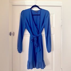 1. State Blue Long Sleeve Dress